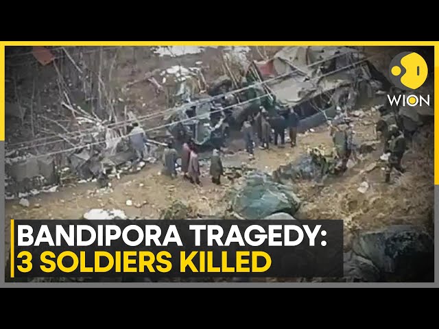 ⁣India: 3 Soldiers Killed as Army Vehicle Plunges into Gorge in Bandipora, Jammu & Kashmir