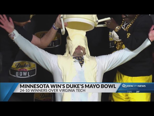 ⁣Minnesota beats Virginia Tech 24-10 in Duke’s Mayo Bowl