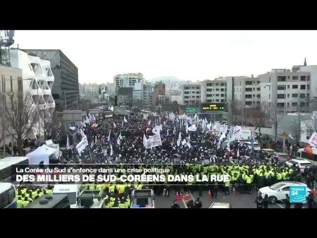 ⁣Corée du Sud : nouvelles manifestations pour et contre l'arrestation de Yoon • FRANCE 24