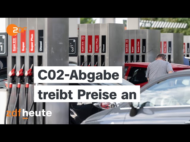 ⁣Sprit, Erdgas und Heizöl werden teurer - versprochenes Klimageld bleibt aus | ZDF Mittagsmagazin