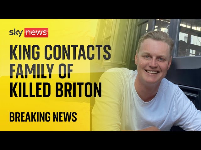 ⁣King contacts family of Briton killed in New Orleans