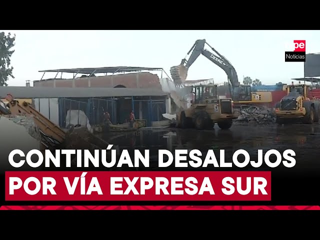 ⁣Desalojan a comerciantes de mercado en SJM por proyecto de la Vía Expresa Sur