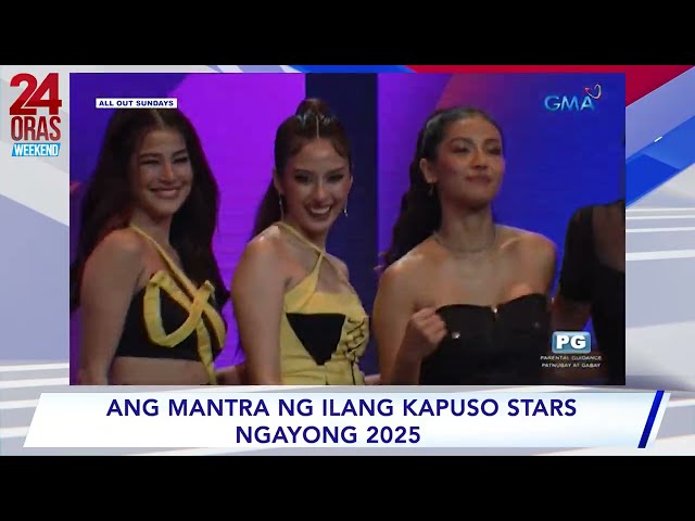 ⁣Ang mantra ng ilang Kapuso stars ngayong 2025