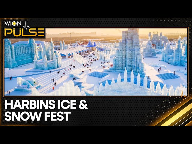 ⁣China: Harbin Ice & Snow Fest Set To Be Biggest Ever | 300,000 Cubic Meters Of Ice Used |WION Pu