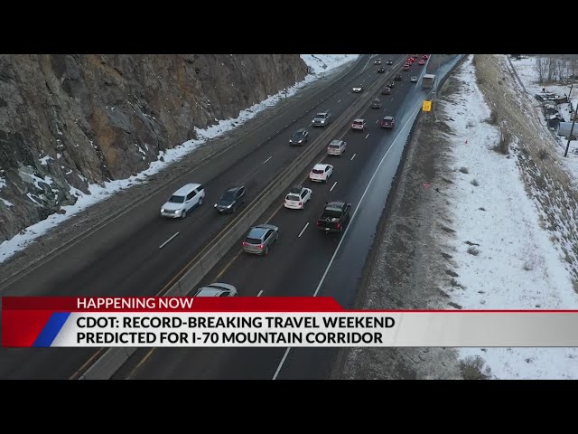 ⁣Expect delays on I-70 Saturday due to record-breaking traffic, wintry driving conditions