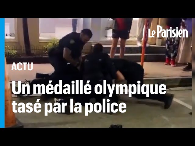 ⁣Le sprinter Fred Kerley, médaillé aux JO de Paris, violemment interpellé par la police à Miami