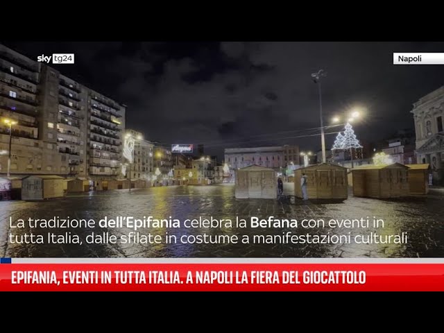 ⁣Epifania, a Napoli Fiera del giocattolo e della Calza