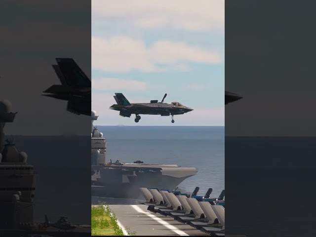 ⁣USA FIGHTER JET F-35 TAKES OFF IN STYLE FROM A SQUADRON