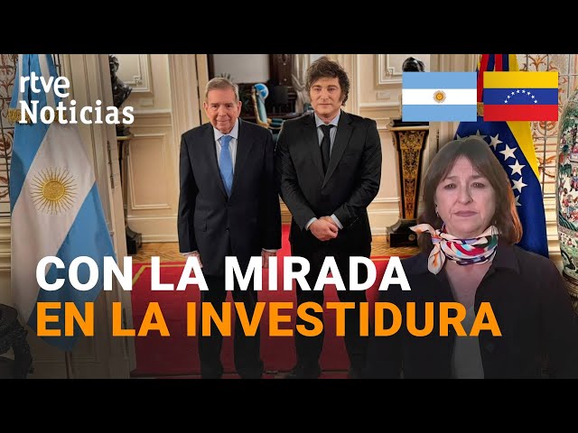 ⁣ARGENTINA: EDMUNDO GONZÁLEZ RECOGE el APOYO de MILEI antes de la INVESTIDURA en VENEZUELA | RTVE