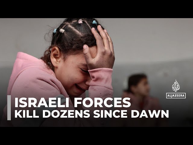 ⁣Attacks across the strip: Israeli forces kill dozens since dawn