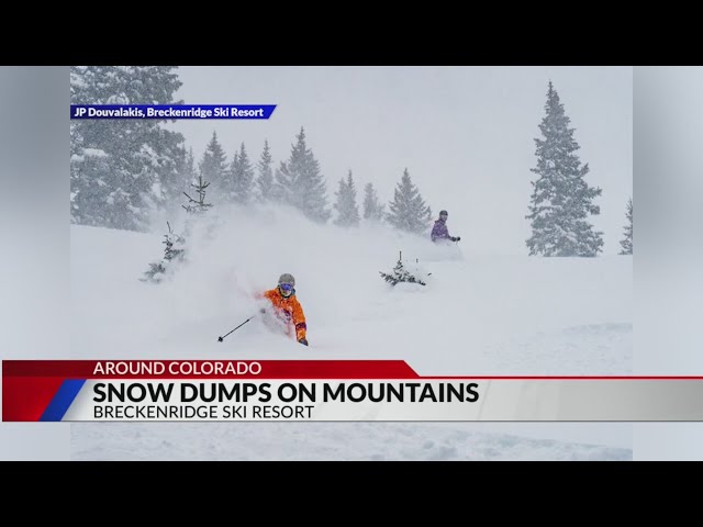 ⁣Colorado ski areas report several feet of snow, more coming this weekend