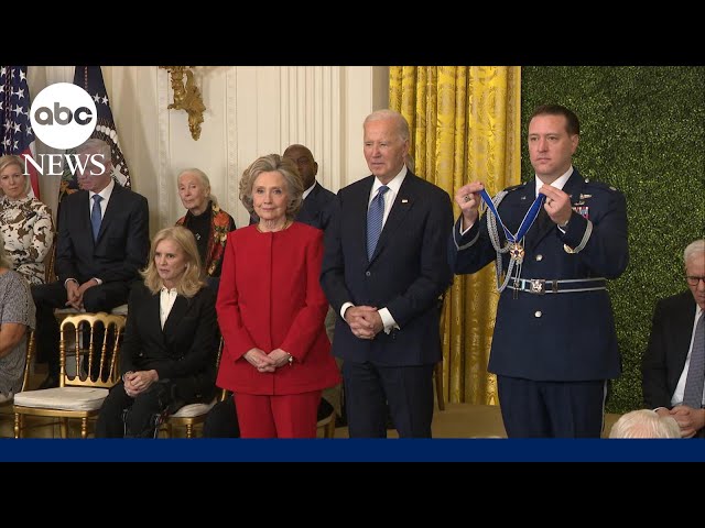 ⁣Biden Presidential Medal of Freedom honorees include Hillary Clinton, Bono