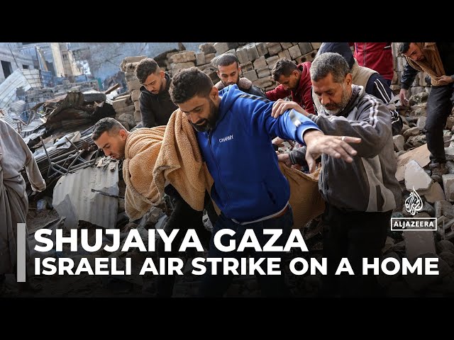 ⁣Israeli air strike in Gaza's Shujaiya neighbourhood kills 11 lives from one family