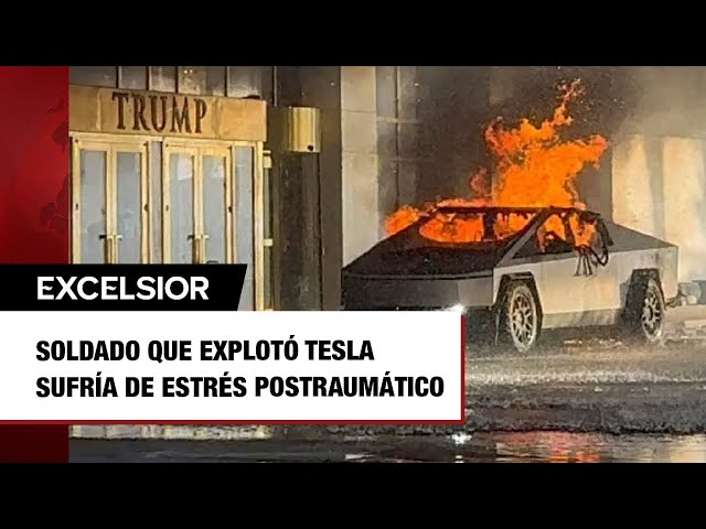 ⁣Soldado que explotó Tesla en Las Vegas sufría de estrés postraumático