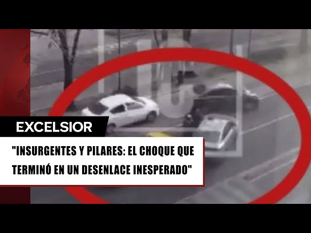 ⁣Filtran VIDEO del choque en Insurgentes, CDMX, antes de la desgracia