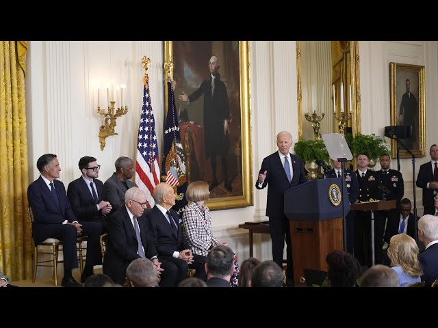 ⁣Joe Biden awards US Presidential Medal of Freedom recipients