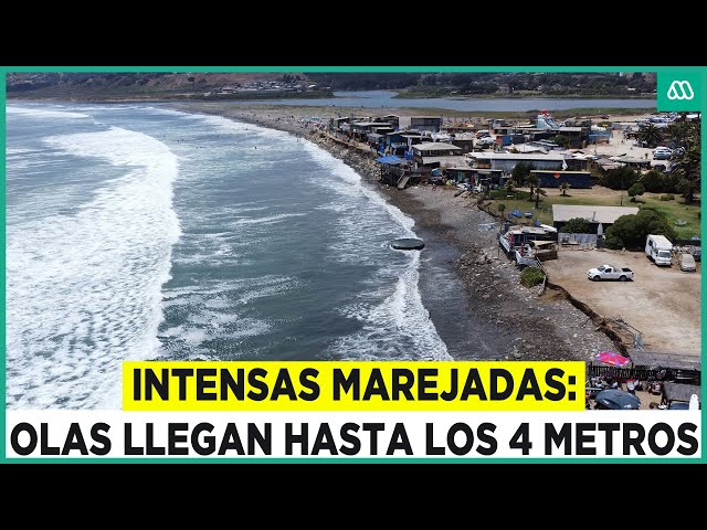 ⁣Marejadas destruyen borde costero: Olas pueden llegar hasta los cuatro metros