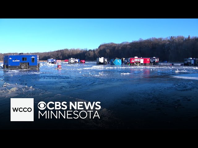 ⁣A local ice fishing company is grateful for the cold weather after last winter