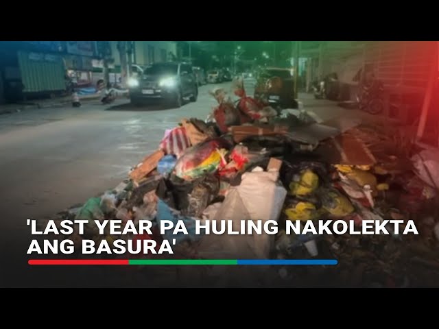 ⁣Uncollected post-holiday trash causes a stink in Manila