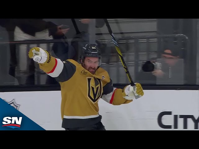 ⁣Golden Knights' Mark Stone Gets 600th Career Point On Beautiful Feed By Jack Eichel