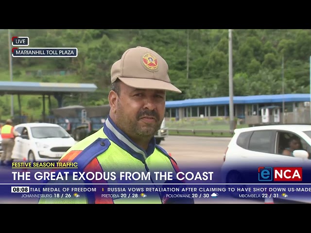 ⁣Festive season traffic | The great exodus from the coast