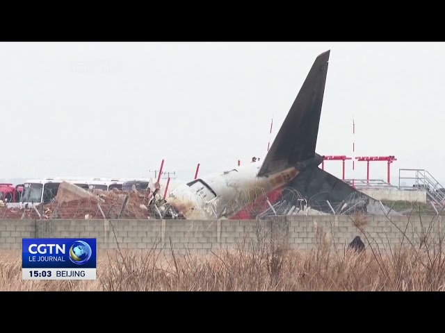 ⁣Corée du Sud : les restes des 179 victimes du pire accident d'avion du pays ont été retrouvés