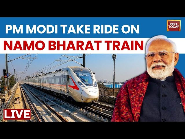 ⁣PM Modi LIVE: PM In Delhi-Meerut Namo Bharat Train| PM Modi Takes A Ride On The Namo Bharat Tain