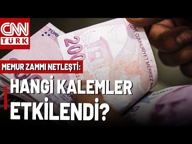 ⁣İşte Memur Maaşında Etkilenen Kalemler! Memur ve Emeklisine Yapılan Zam Belli Oldu