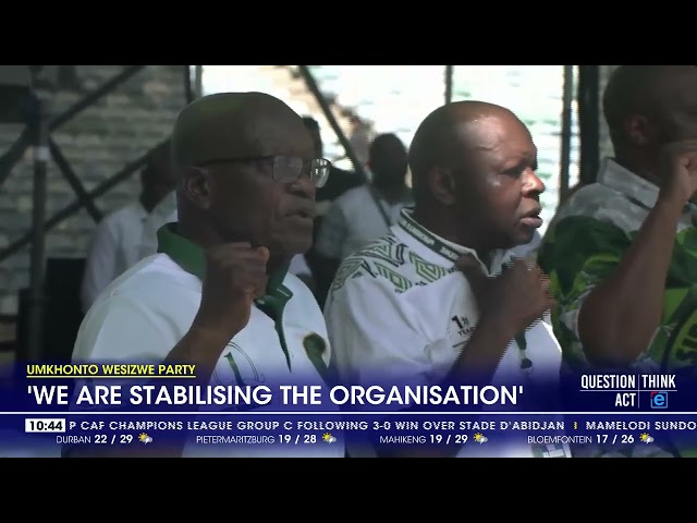 ⁣Umkhonto Wesizwe Party | 'We are stabilising the organisation'