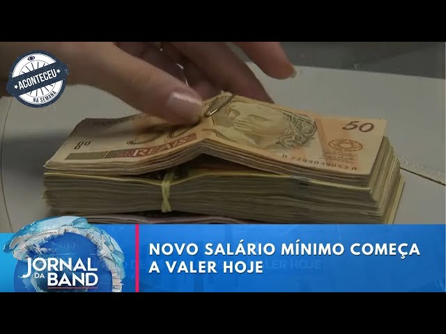 Novo salário mínimo: entenda o impacto do reajuste já em vigor | Aconteceu na Semana