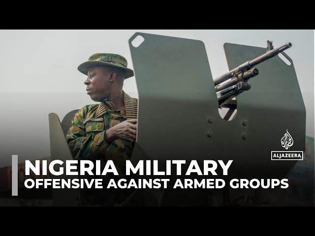 ⁣Nigerian military’s effort to combat rebel groups in the Northwest