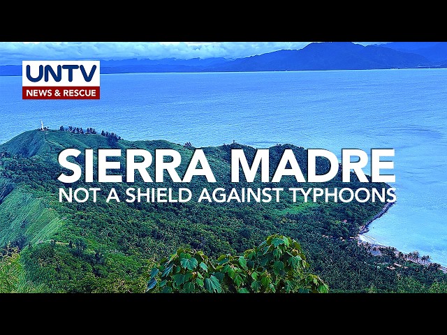 ⁣Why is the Sierra Madre Mountain Range not a barrier against typhoons? according to experts