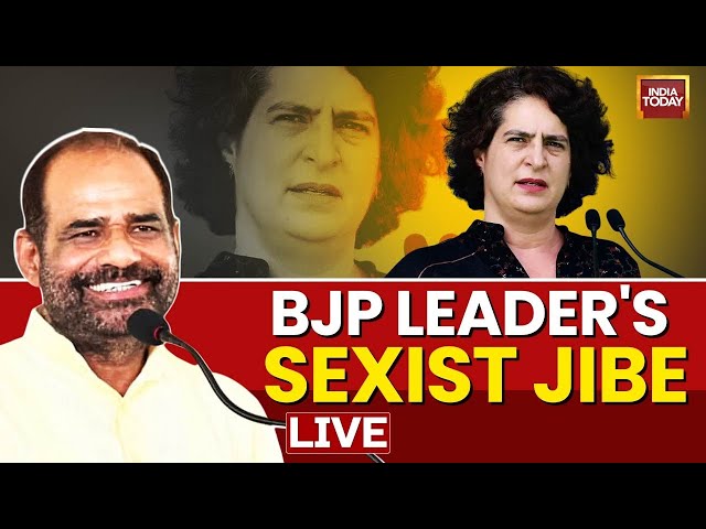 ⁣Ramesh Bidhuri On Priyanka News LIVE: Roads like Priyanka Gandhi's cheeks: BJP leader's se