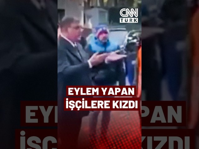 ⁣İzmir'de İşçiler Eyleme Gitti, Cemil Tugay Eylem Yapan İşçilere Böyle Tepki Gösterdi