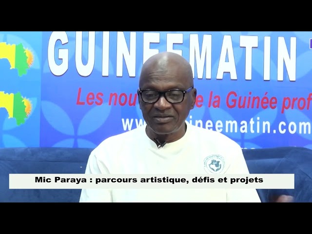 ⁣Guineematin reçoit le grand artiste  Mic Paraya (Mouctar Baldé): on chante et parle de son parcours