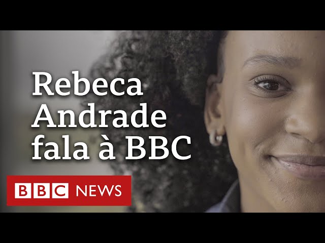 ⁣O abraço que mudou a trajetória de Rebeca Andrade