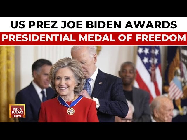 ⁣Joe Biden Presidential Medal Of Freedom LIVE: Hillary Clinton, George Soros And Other Icons Awarded