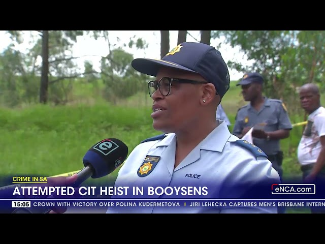 ⁣Crime In SA | Attempted CIT heist in Booysens