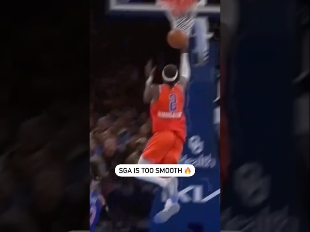 ⁣Shai Gilgeous-Alexander puts Josh Hart on skates⛸️