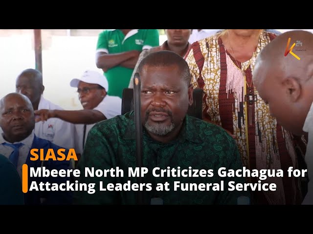 ⁣Mbeere North MP Criticizes Gachagua for Attacking Leaders at Funeral Service