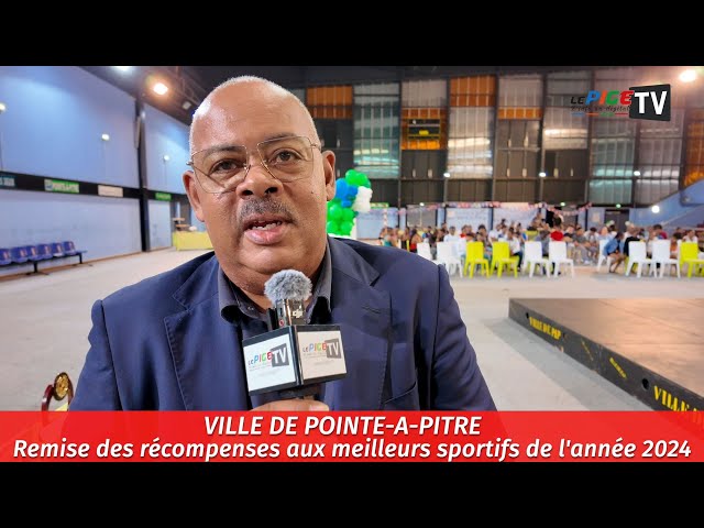 ⁣Ville de Pointe-à-Pitre : Remise des récompenses aux meilleurs sportifs de l'année 2024