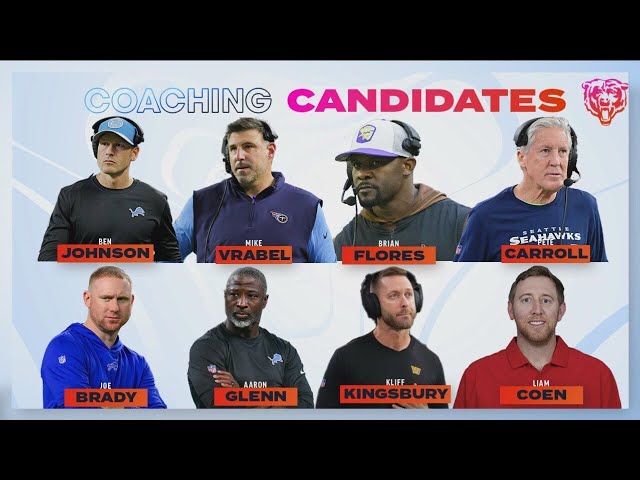 ⁣Bears Game Day Live: The latest on the Bears' coaching search