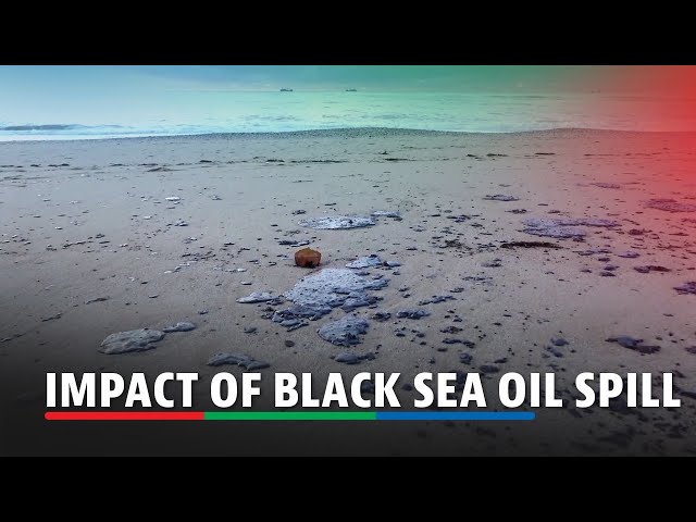 ⁣Russia declares regional state of emergency following Black Sea oil spill | ABS-CBN News