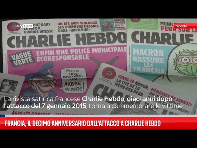 ⁣Francia, celebrazioni a 10 anni dall'attacco a Charlie Hebdo