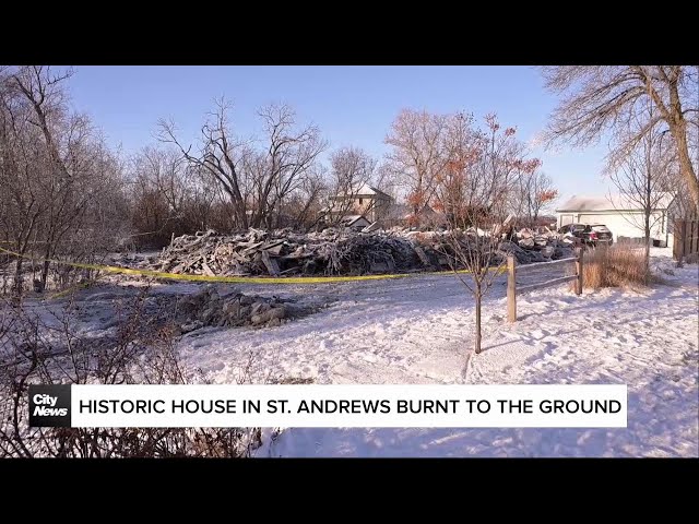 ⁣Historic house in St. Andrews burnt to the ground