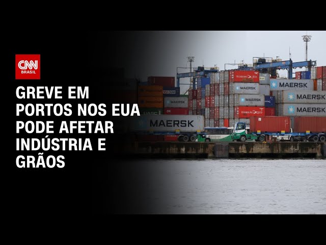 ⁣Greve em portos nos EUA pode afetar indústria e grãos | AGORA CNN