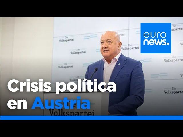 ⁣Christian Stocker, líder interino del Partido Popular Austriaco tras la dimisión de Nehammer