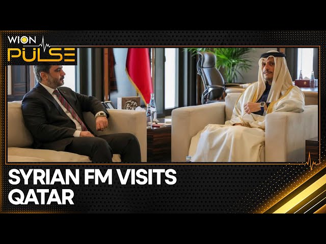 ⁣Syria's Foreign Minister Urges US to Lift Sanctions During Visit to Qatar | World News | WION P