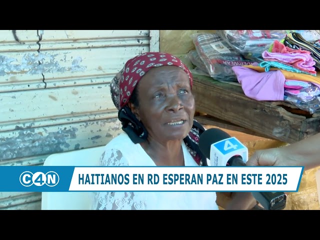 ⁣Haitianos en RD esperan paz para este 2025