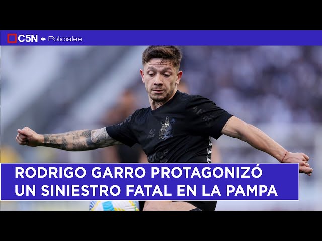 ⁣El FUTBOLISTA RODRIGO GARRO protagonizó un SINIESTRO FATAL en LA PAMPA